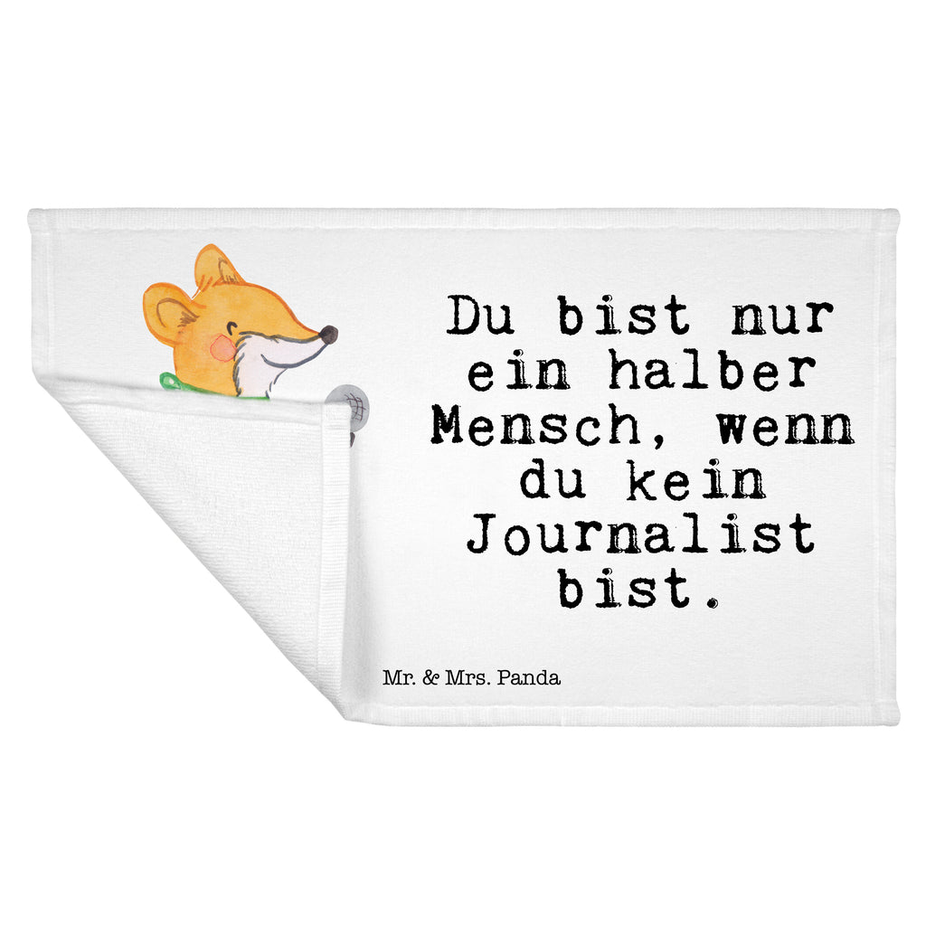 Handtuch Journalist mit Herz Gästetuch, Reisehandtuch, Sport Handtuch, Frottier, Kinder Handtuch, Beruf, Ausbildung, Jubiläum, Abschied, Rente, Kollege, Kollegin, Geschenk, Schenken, Arbeitskollege, Mitarbeiter, Firma, Danke, Dankeschön, Journalist, Reporter, Redakteur, Pressebüro, Studium