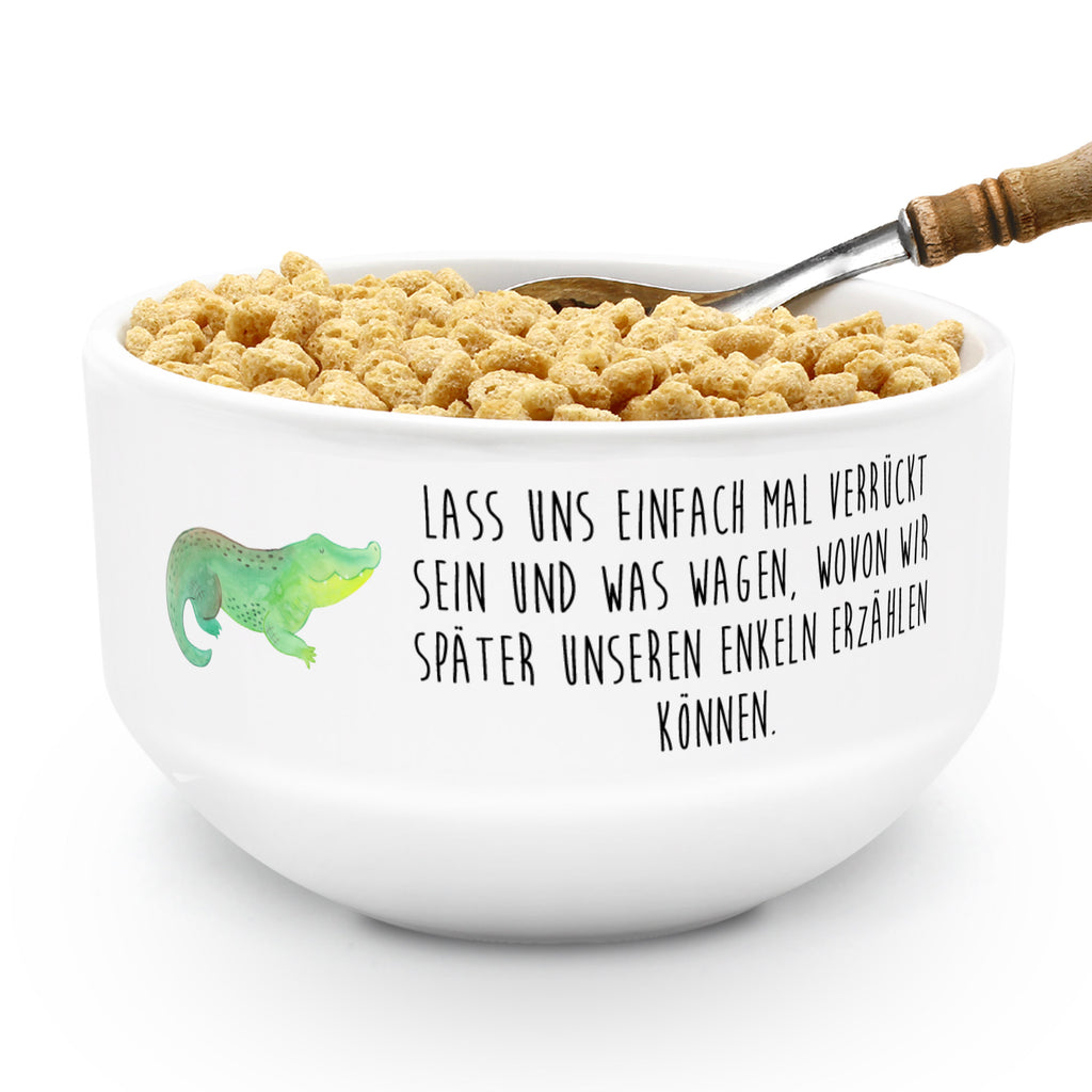 Müslischale Krokodil Müslischale, Müslischüssel, Früstücksschüssel, Schüssel, Keramik Schüssel, Dessertschüssel, Salatschüssel, Suppenschüssel, Obstschale, Porzellan Schale, Snackschale, Müsli schalen, Müsli schale, Müslischale Keramik, Müslischalen bunt, Weiße Müslischalen, Bunte Müslischalen, Müslischale Porzellan, Müslischale lustig, Keramik Müslischale, Frühstücksschalen, Schöne Müslischalen, Müslischale mit Spruch, Meerestiere, Meer, Urlaub, Krokodil, Krokodile, verrückt sein, spontan sein, Abenteuerlust, Reiselust, Freundin, beste Freundin, Lieblingsmensch