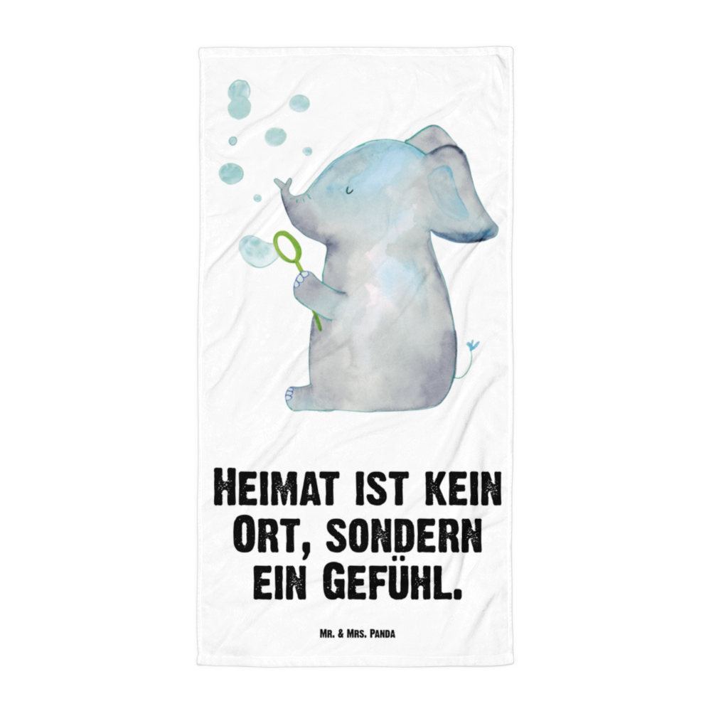 XL Badehandtuch Elefant Seifenblasen Handtuch, Badetuch, Duschtuch, Strandtuch, Saunatuch, Tiermotive, Gute Laune, lustige Sprüche, Tiere, Elefant, Elefanten, Dickhäuter, Rüsseltier, Seifenblasen, Liebe, Heimat, Gefühl. Daheim, Liebesbeweis, Liebesspruch