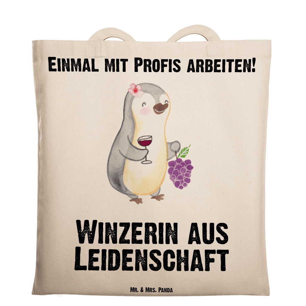 Tragetasche Winzerin aus Leidenschaft Beuteltasche, Beutel, Einkaufstasche, Jutebeutel, Stoffbeutel, Tasche, Shopper, Umhängetasche, Strandtasche, Schultertasche, Stofftasche, Tragetasche, Badetasche, Jutetasche, Einkaufstüte, Laptoptasche, Beruf, Ausbildung, Jubiläum, Abschied, Rente, Kollege, Kollegin, Geschenk, Schenken, Arbeitskollege, Mitarbeiter, Firma, Danke, Dankeschön