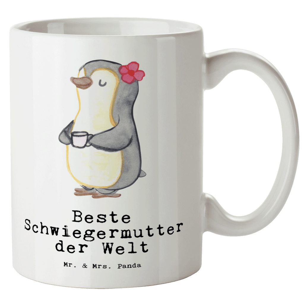 XL Tasse Pinguin Beste Schwiegermutter der Welt XL Tasse, Große Tasse, Grosse Kaffeetasse, XL Becher, XL Teetasse, spülmaschinenfest, Jumbo Tasse, Groß, für, Dankeschön, Geschenk, Schenken, Geburtstag, Geburtstagsgeschenk, Geschenkidee, Danke, Bedanken, Mitbringsel, Freude machen, Geschenktipp, Schwiegermutter, Schwiegermama, Schwiegereltern, Mama, Mutter, Mutter des Ehepartners, angeheiratet