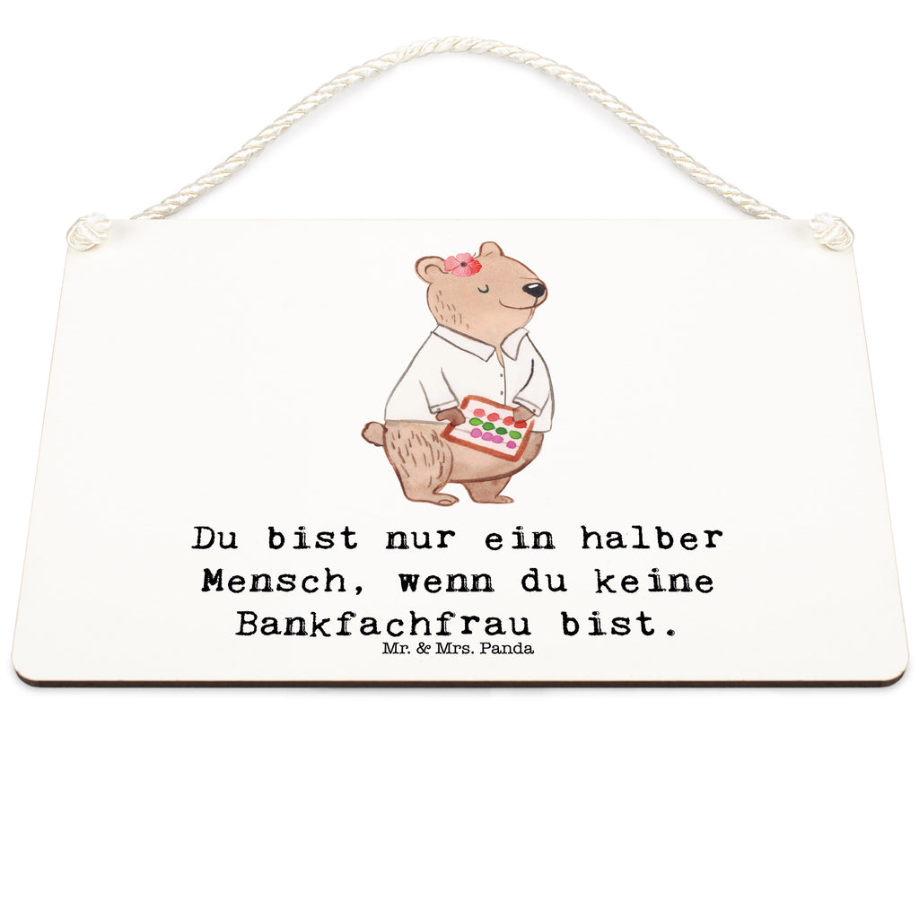 Deko Schild Bankfachfrau mit Herz Dekoschild, Deko Schild, Schild, Tür Schild, Türschild, Holzschild, Wandschild, Wanddeko, Beruf, Ausbildung, Jubiläum, Abschied, Rente, Kollege, Kollegin, Geschenk, Schenken, Arbeitskollege, Mitarbeiter, Firma, Danke, Dankeschön, Bankfachfrau, Bankangestellte, Bänkerin, Bankberaterin