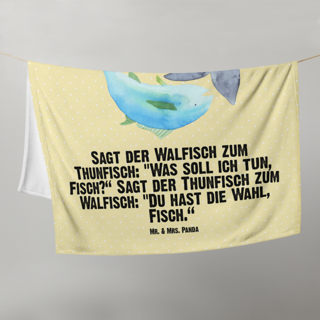 Babydecke Walfisch & Thunfisch Babydecke, Babygeschenk, Geschenk Geburt, Babyecke Kuscheldecke, Krabbeldecke, Tiermotive, Gute Laune, lustige Sprüche, Tiere, Wal, Wahl, Tunfisch, Wortwitz lustig, Spruch lustig, Flachwitz, Witz, Spruch des Tages, Flachwitz Geschenk