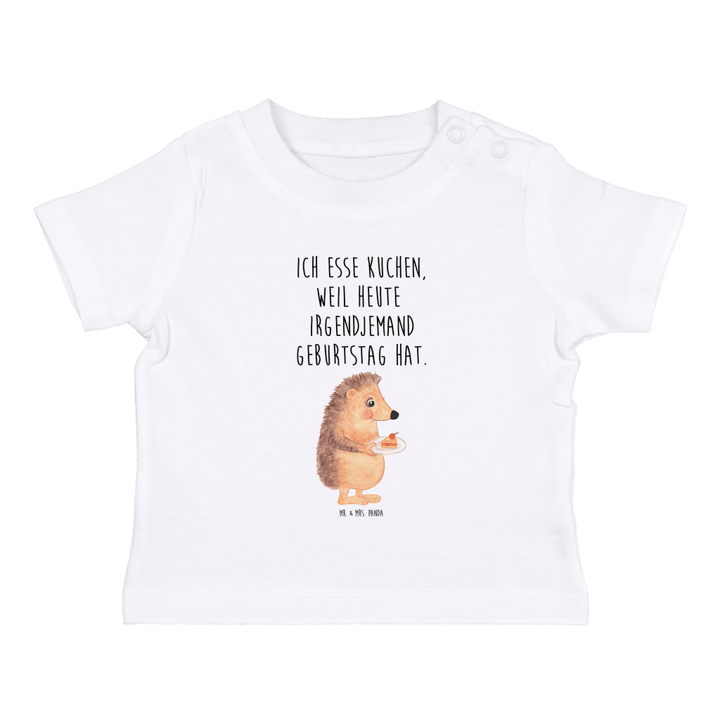 Organic Baby Shirt Igel Kuchenstück Baby T-Shirt, Jungen Baby T-Shirt, Mädchen Baby T-Shirt, Shirt, Tiermotive, Gute Laune, lustige Sprüche, Tiere, Igel, Essen Spruch, Kuchen, Backen Geschenk, Kuchen backen, Einladung Party, Geburtstagskuchen, Torte