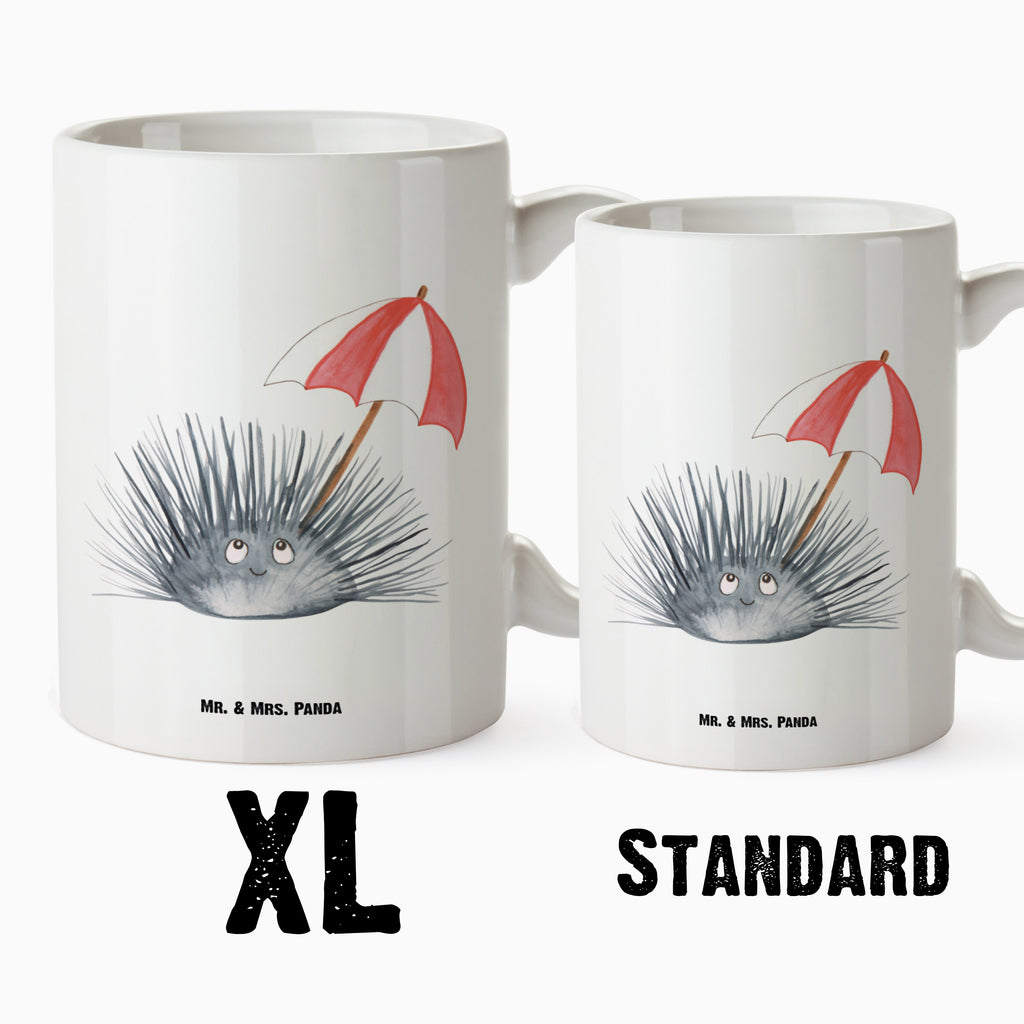 XL Tasse Seeigel XL Tasse, Große Tasse, Grosse Kaffeetasse, XL Becher, XL Teetasse, spülmaschinenfest, Jumbo Tasse, Groß, Meerestiere, Meer, Urlaub, Seeigel, Achtsamkeit, Selbstakzeptanz, Selbstliebe, Hier und Jetzt, Leben, Lebe