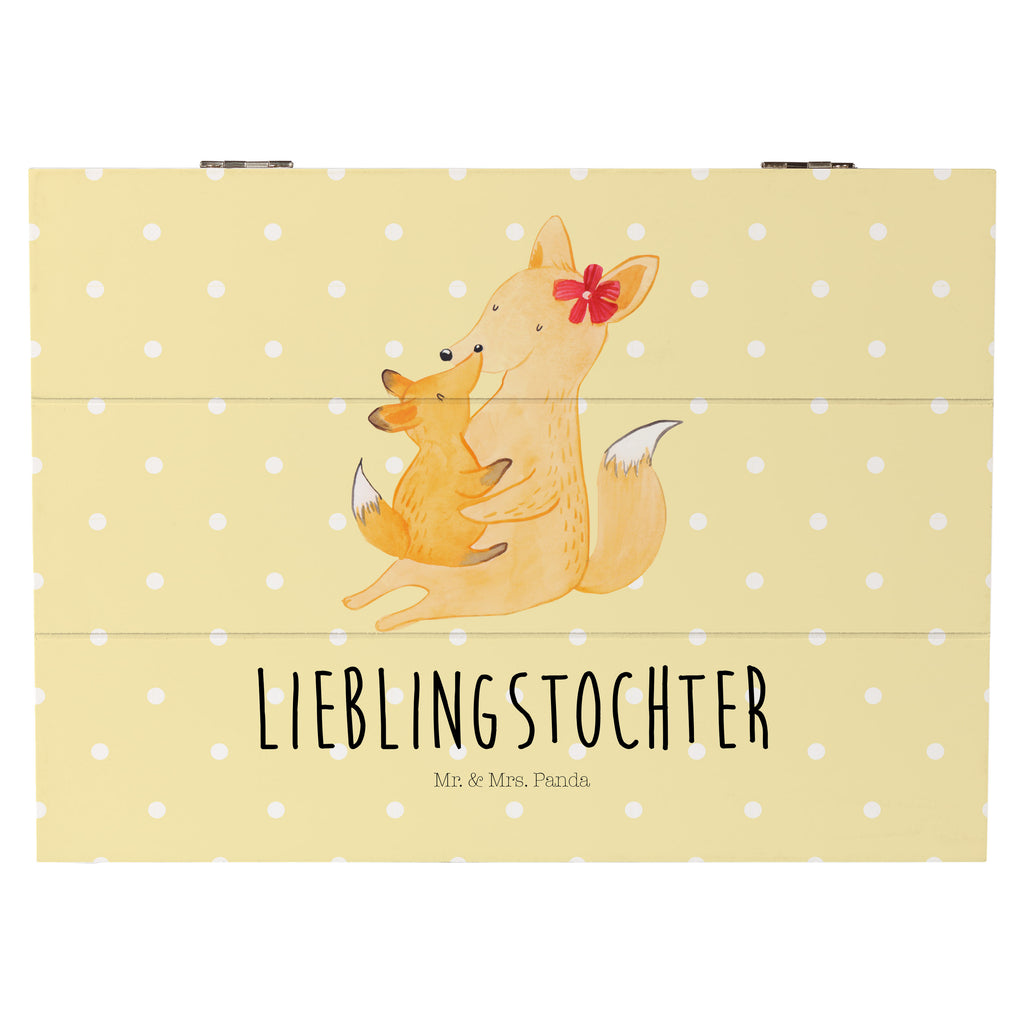 Holzkiste Fuchs Mama & Kind Holzkiste, Kiste, Schatzkiste, Truhe, Schatulle, XXL, Erinnerungsbox, Erinnerungskiste, Dekokiste, Aufbewahrungsbox, Geschenkbox, Geschenkdose, Familie, Vatertag, Muttertag, Bruder, Schwester, Mama, Papa, Oma, Opa, Mutter, Tochter, Lieblingstochter, Beste Tochter, Geschenk