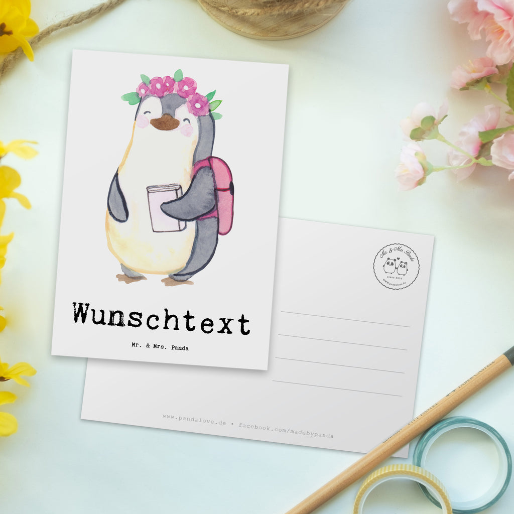 Personalisierte Postkarte Pinguin Beste Tochter der Welt Postkarte mit Namen, Postkarte bedrucken, Postkarte mit Wunschtext, Postkarte personalisierbar, Geschenkkarte mit Namen, Grußkarte mit Namen, Karte mit Namen, Einladung mit Namen, Ansichtskarte mit Namen, Geschenkkarte mit Wunschtext, Grußkarte mit Wunschtext, Karte mit Wunschtext, Einladung mit Wunschtext, Ansichtskarte mit Wunschtext, für, Dankeschön, Geschenk, Schenken, Geburtstag, Geburtstagsgeschenk, Geschenkidee, Danke, Bedanken, Mitbringsel, Freude machen, Geschenktipp, Tochter, Töchter, Töchterchen, Geburt, Kleine, Mutter, Vater, Kind, Kinder, Familie, Belohnung