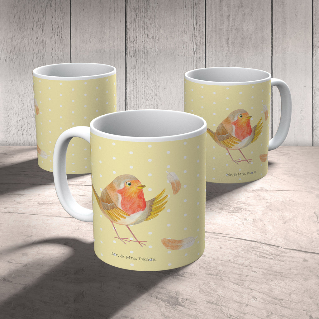 Tasse Rotkehlchen mit Federn Tasse, Kaffeetasse, Teetasse, Becher, Kaffeebecher, Teebecher, Keramiktasse, Porzellantasse, Büro Tasse, Geschenk Tasse, Tasse Sprüche, Tasse Motive, Tiermotive, Gute Laune, lustige Sprüche, Tiere, What if i fall, Rotkehlchen, Spruch Motivation, Spruch Mut, Vogel, Motivation Sprüche, Motivationsbilder, fliegen