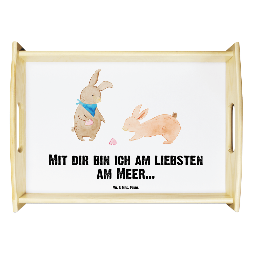 Serviertablett Hasen Muschel Serviertablett, Tablett, Holztablett, Küchentablett, Dekotablett, Frühstückstablett, Familie, Vatertag, Muttertag, Bruder, Schwester, Mama, Papa, Oma, Opa, Hasen, beste Freundin, Freundin, Freundinnen, best friends, BFF, Muscheln sammeln, Muscheln, Meer