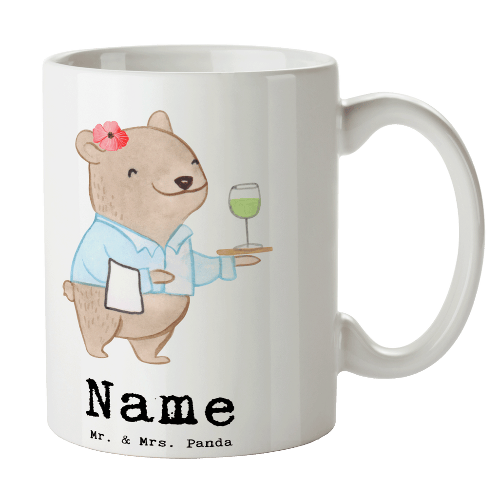 Personalisierte Tasse Restaurantfachfrau mit Herz Personalisierte Tasse, Namenstasse, Wunschname, Personalisiert, Tasse, Namen, Drucken, Tasse mit Namen, Beruf, Ausbildung, Jubiläum, Abschied, Rente, Kollege, Kollegin, Geschenk, Schenken, Arbeitskollege, Mitarbeiter, Firma, Danke, Dankeschön