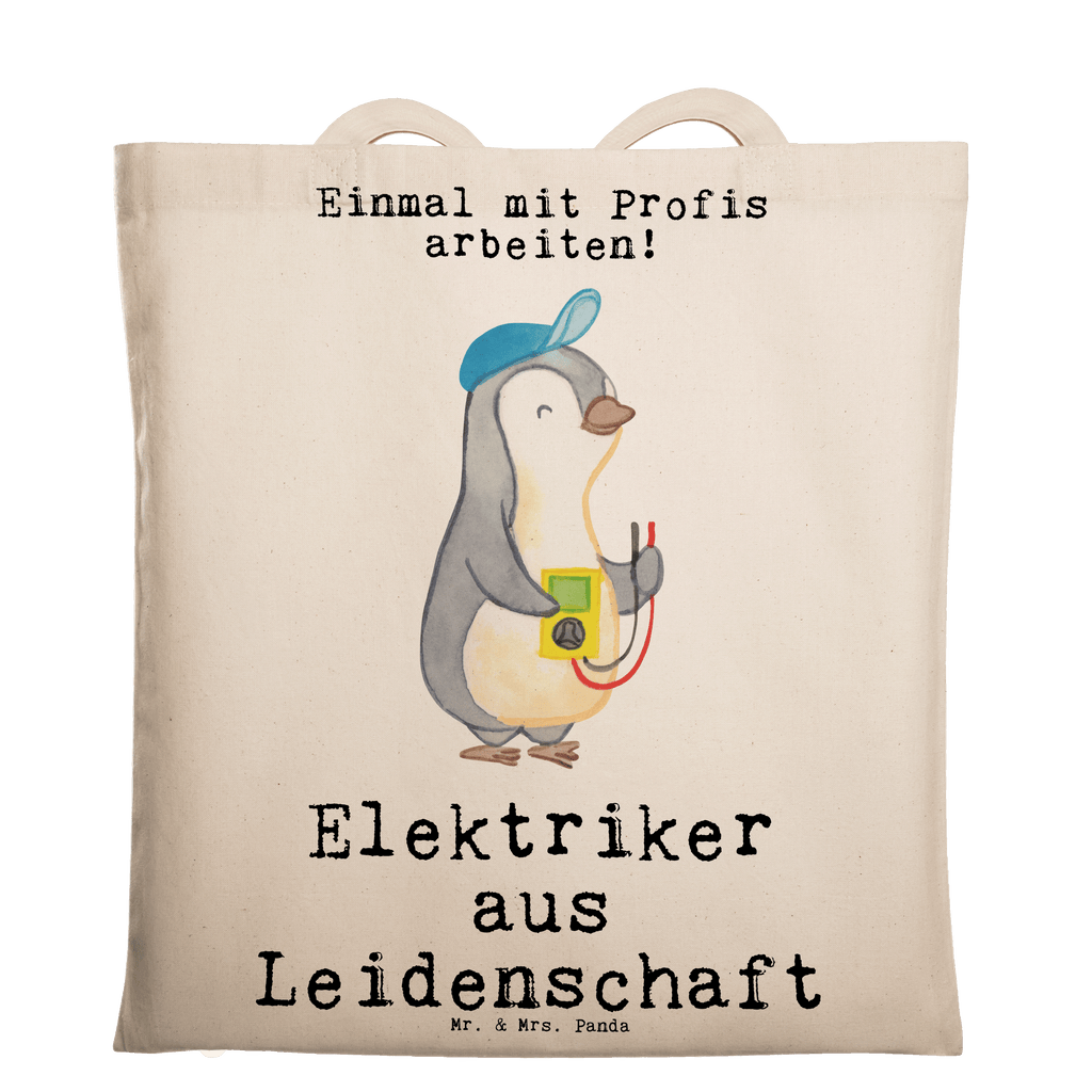 Tragetasche Elektriker aus Leidenschaft Beuteltasche, Beutel, Einkaufstasche, Jutebeutel, Stoffbeutel, Tasche, Shopper, Umhängetasche, Strandtasche, Schultertasche, Stofftasche, Tragetasche, Badetasche, Jutetasche, Einkaufstüte, Laptoptasche, Beruf, Ausbildung, Jubiläum, Abschied, Rente, Kollege, Kollegin, Geschenk, Schenken, Arbeitskollege, Mitarbeiter, Firma, Danke, Dankeschön, Elektriker, Elektronmonteur, Elektrotechniker, Elektroinstallateur, Elektromeister, Gesellenprüfung