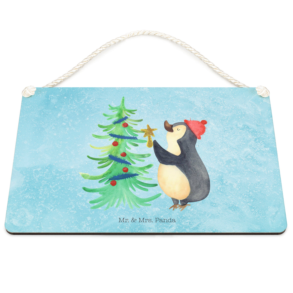 Deko Schild Pinguin Weihnachtsbaum Dekoschild, Deko Schild, Schild, Tür Schild, Türschild, Holzschild, Wandschild, Wanddeko, Winter, Weihnachten, Weihnachtsdeko, Nikolaus, Advent, Heiligabend, Wintermotiv, Pinguin