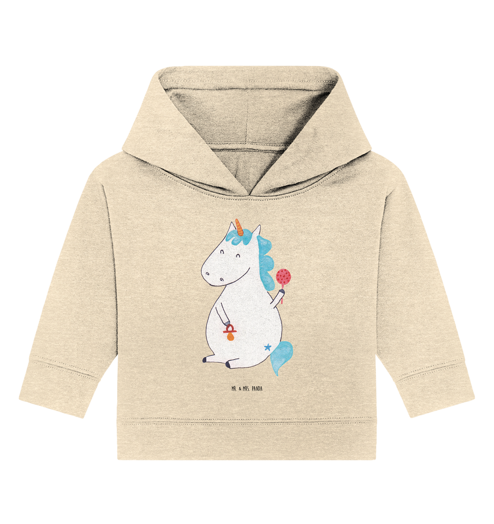 Organic Baby Hoodie Einhorn Baby Baby Kapuzenshirt, Baby Kapuzensweatshirt, Baby Hoodie, Baby Pullover, Einhorn, Einhörner, Einhorn Deko, Pegasus, Unicorn, Mutter, Geburt, Geburtstag, erstes Kind, Baby, Babyglück, Nachwuchs, Eltern, Party, Kind, Schnuller