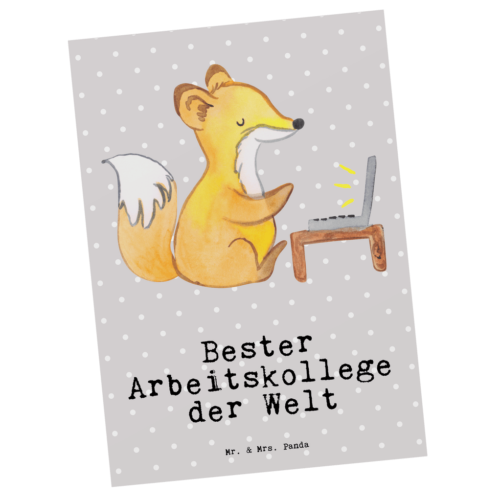 Postkarte Fuchs Bester Arbeitskollege der Welt Postkarte, Karte, Geschenkkarte, Grußkarte, Einladung, Ansichtskarte, Geburtstagskarte, Einladungskarte, Dankeskarte, Ansichtskarten, Einladung Geburtstag, Einladungskarten Geburtstag, für, Dankeschön, Geschenk, Schenken, Geburtstag, Geburtstagsgeschenk, Geschenkidee, Danke, Bedanken, Mitbringsel, Freude machen, Geschenktipp, Arbeitskollege, Kollege, Büro, Abschiedsgeschenk, Ruhestand, Arbeit, Mitarbeiter, Berufsgenosse, Beruf