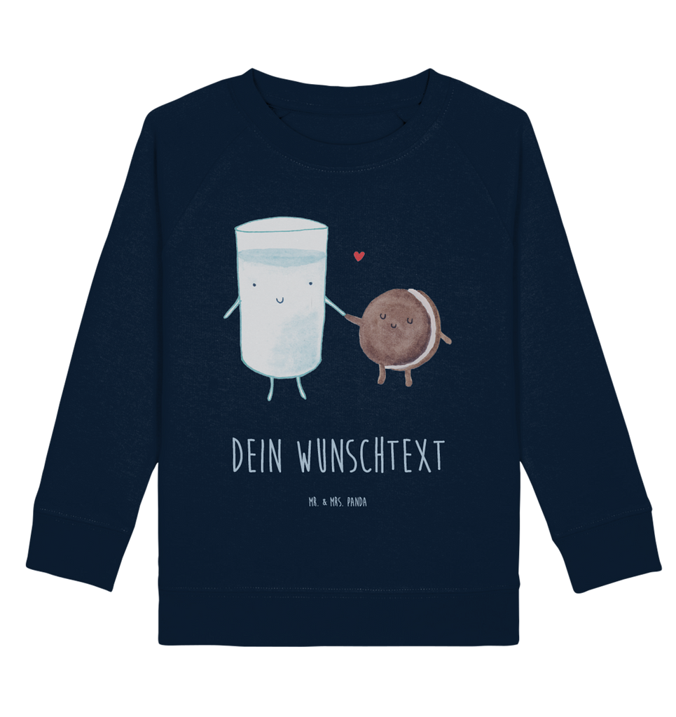 Personalisierter Kinder Pullover Milch Keks Personalisierter Kinder Pullover, Personalisiertes Kinder Sweatshirt, Jungen, Mädchen, Tiermotive, Gute Laune, lustige Sprüche, Tiere, Milk, Cookie, Milch, Keks, Kekse, Kaffee, Einladung Frühstück, Motiv süß, romantisch, perfektes Paar