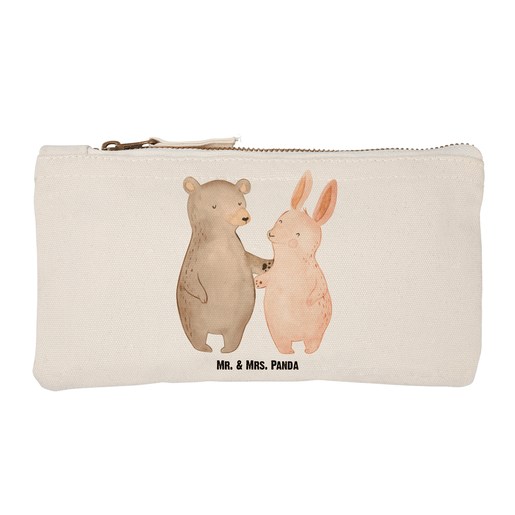 Schminktasche Bär Hase Umarmen Schminktasche, Kosmetiktasche, Kosmetikbeutel, Stiftemäppchen, Etui, Federmappe, Makeup, XXL, Schminketui, Kosmetiketui, Schlamperetui, Liebe, Partner, Freund, Freundin, Ehemann, Ehefrau, Heiraten, Verlobung, Heiratsantrag, Liebesgeschenk, Jahrestag, Hocheitstag, Freunde, bester Freund, Hase, Bär, Bärchen, best friends