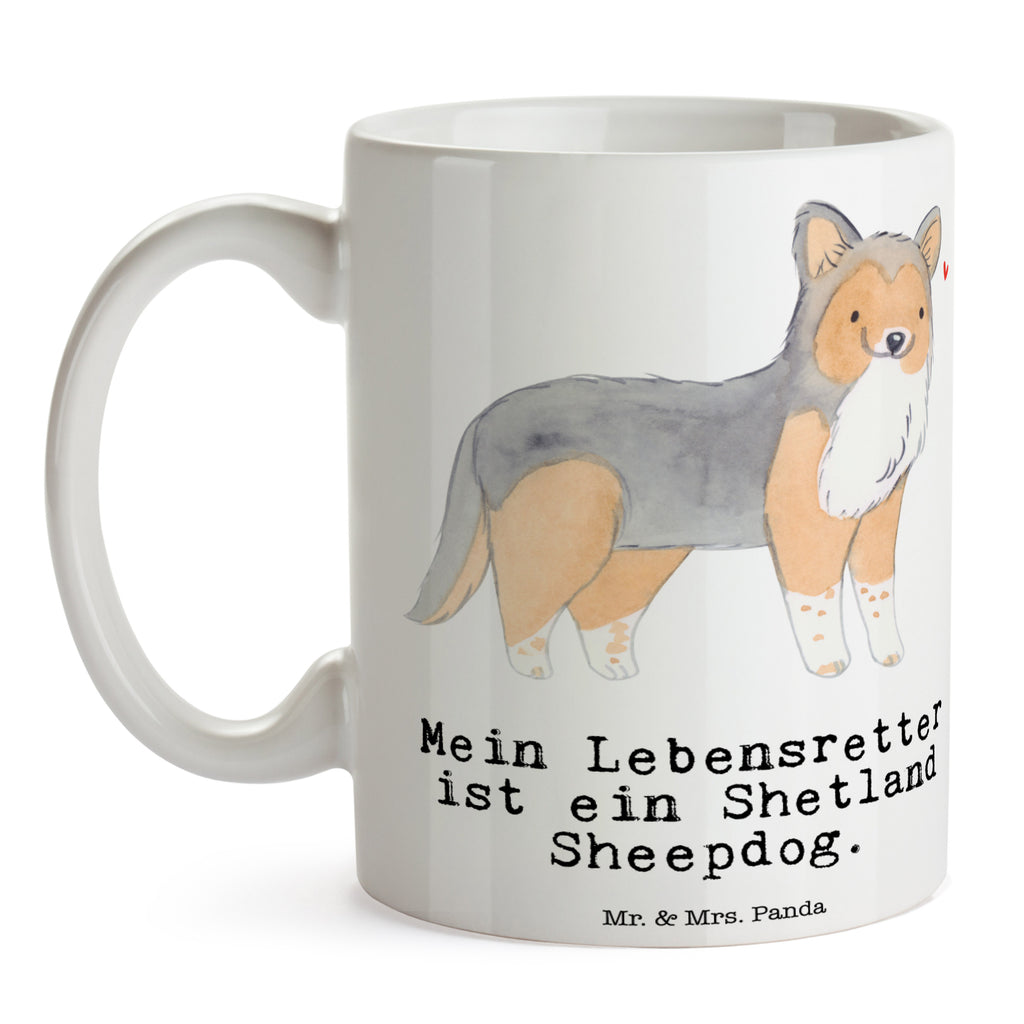 Tasse Shetland Sheepdog Lebensretter Tasse, Kaffeetasse, Teetasse, Becher, Kaffeebecher, Teebecher, Keramiktasse, Porzellantasse, Büro Tasse, Geschenk Tasse, Tasse Sprüche, Tasse Motive, Kaffeetassen, Tasse bedrucken, Designer Tasse, Cappuccino Tassen, Schöne Teetassen, Hund, Hunderasse, Rassehund, Hundebesitzer, Geschenk, Tierfreund, Schenken, Welpe, Shetland Sheepdog, Sheltie