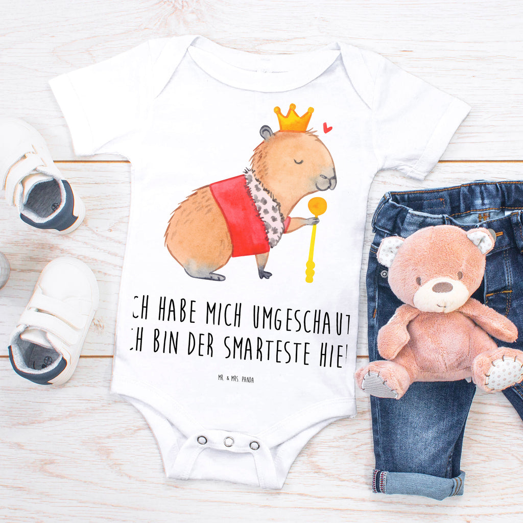 Baby Body Capybara König Babykleidung, Babystrampler, Strampler, Wickelbody, Baby Erstausstattung, Baby-Body, Baby-Strampler, Baby-Kleidung, Kurzarm-Strampler, Baby-Overall, Baby-Romper, Tiermotive, Gute Laune, lustige Sprüche, Tiere, Capybara, König