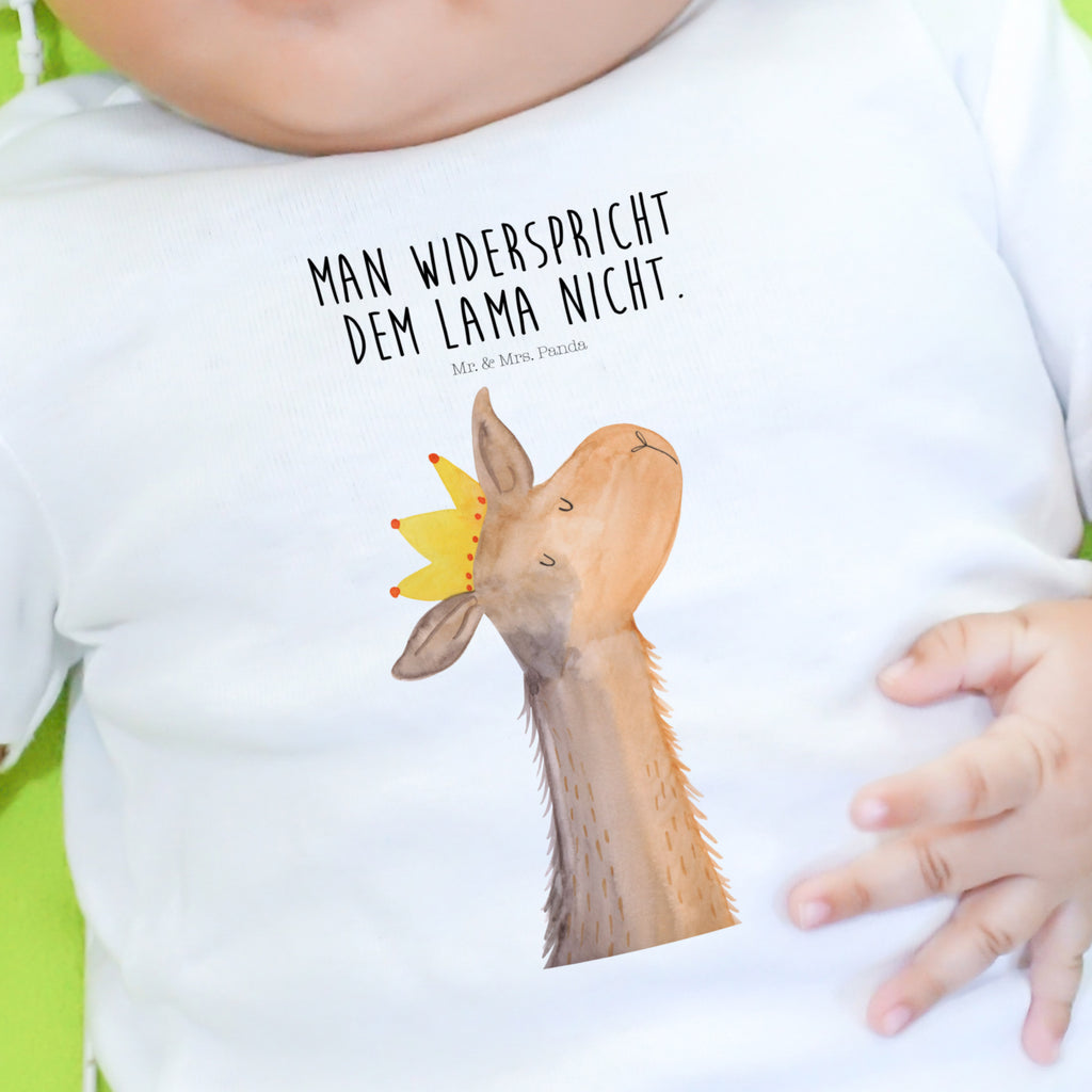 Baby Longsleeve Lamakopf König Mädchen, Jungen, Baby, Langarm, Bio, Kleidung, Lama, Alpaka, Lamas, König, Königin, Freundin, Mama, Papa, Büro Kollege, Kollegin, Chef, Vorgesetzter, Abi, Abitur