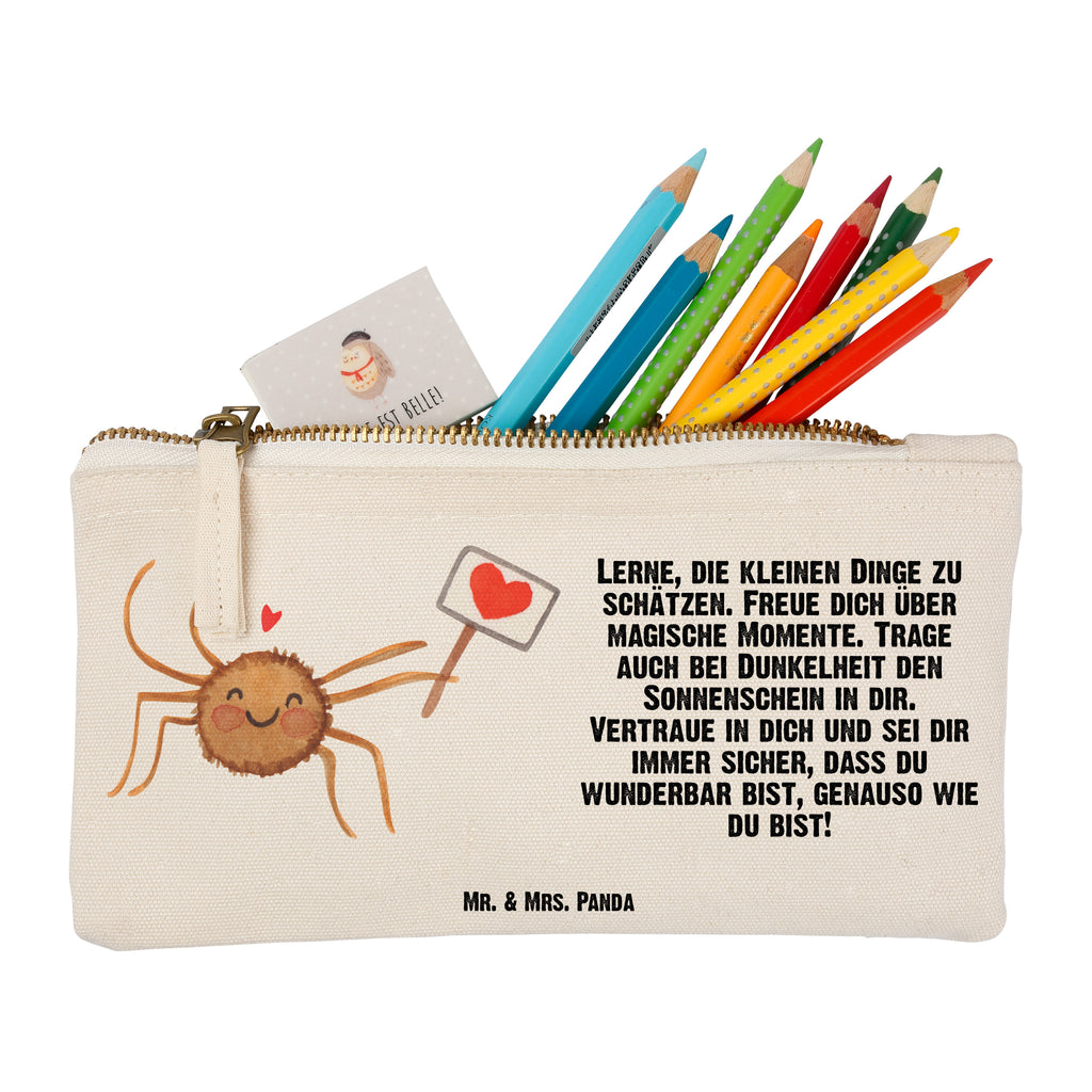 Schminktasche Spinne Agathe Motivation Schminktasche, Kosmetiktasche, Kosmetikbeutel, Stiftemäppchen, Etui, Federmappe, Makeup, XXL, Schminketui, Kosmetiketui, Schlamperetui, Spinne Agathe, Spinne, Agathe, Videos, Merchandise, Motivation, Glück, Liebe, Vertrauen, Dankeschön