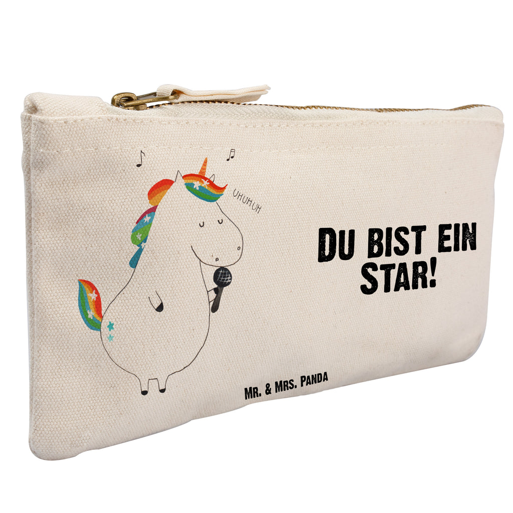 Schminktasche Einhorn Sänger Schminktasche, Kosmetiktasche, Kosmetikbeutel, Stiftemäppchen, Etui, Federmappe, Makeup, XXL, Schminketui, Kosmetiketui, Schlamperetui, Einhorn, Einhörner, Einhorn Deko, Pegasus, Unicorn, Glitzer, Konfetti, Party, Geburtstag, Feier, Fest, Disco, Sängerin, Sänger, Freundin