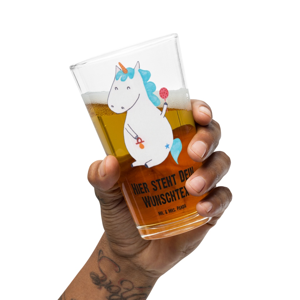 Personalisiertes Trinkglas Einhorn Baby Personalisiertes Trinkglas, Personalisiertes Glas, Personalisiertes Pint Glas, Personalisiertes Bierglas, Personalisiertes Cocktail Glas, Personalisiertes Wasserglas, Glas mit Namen, Glas selber bedrucken, Wunschtext, Selbst drucken, Wunschname, Einhorn, Einhörner, Einhorn Deko, Pegasus, Unicorn, Mutter, Geburt, Geburtstag, erstes Kind, Baby, Babyglück, Nachwuchs, Eltern, Party, Kind, Schnuller