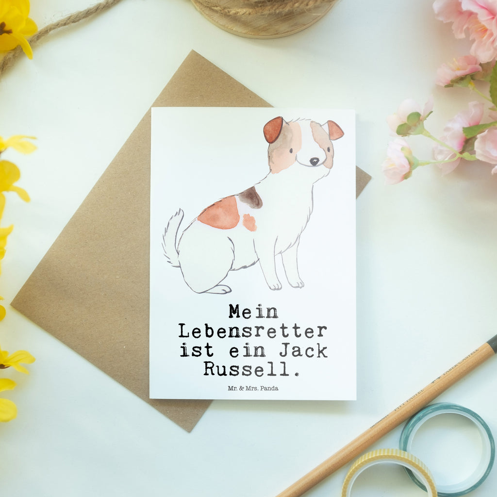 Grußkarte Jack Russel Terrier Lebensretter Grußkarte, Klappkarte, Einladungskarte, Glückwunschkarte, Hochzeitskarte, Geburtstagskarte, Karte, Ansichtskarten, Hund, Hunderasse, Rassehund, Hundebesitzer, Geschenk, Tierfreund, Schenken, Welpe, Jack Russel Terrier