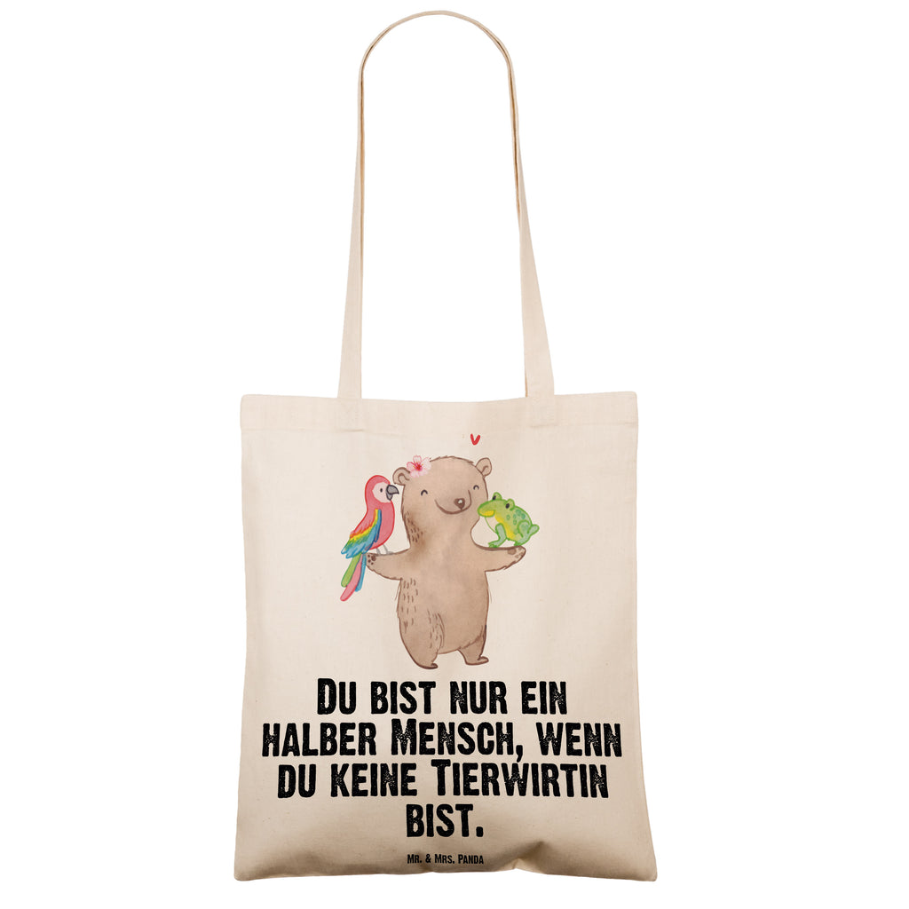 Tragetasche Tierwirtin mit Herz Beuteltasche, Beutel, Einkaufstasche, Jutebeutel, Stoffbeutel, Tasche, Shopper, Umhängetasche, Strandtasche, Schultertasche, Stofftasche, Tragetasche, Badetasche, Jutetasche, Einkaufstüte, Laptoptasche, Beruf, Ausbildung, Jubiläum, Abschied, Rente, Kollege, Kollegin, Geschenk, Schenken, Arbeitskollege, Mitarbeiter, Firma, Danke, Dankeschön, Landwirtin, Bäuerin, Tierwirtin, Agronomin, Farmerin, Bauernhof