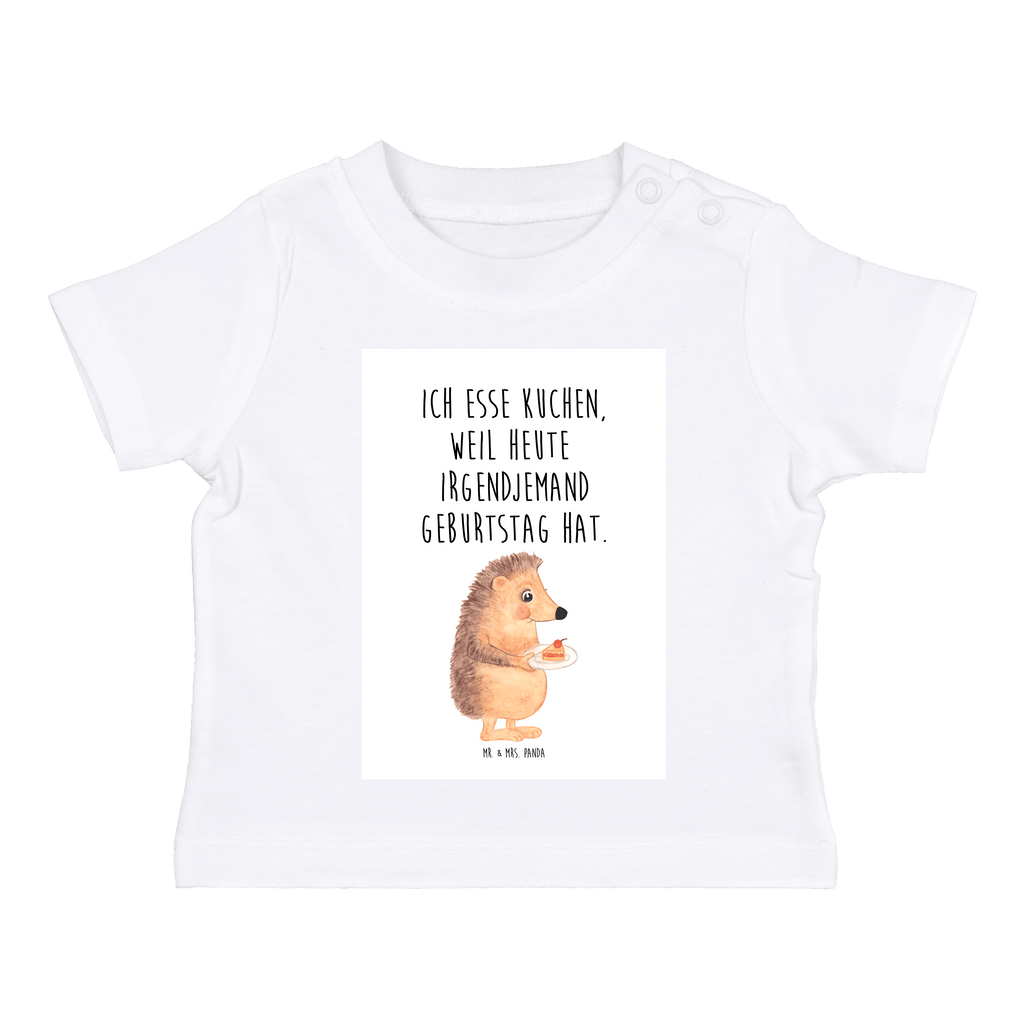 Organic Baby Shirt Igel Kuchenstück Baby T-Shirt, Jungen Baby T-Shirt, Mädchen Baby T-Shirt, Shirt, Tiermotive, Gute Laune, lustige Sprüche, Tiere, Igel, Essen Spruch, Kuchen, Backen Geschenk, Kuchen backen, Einladung Party, Geburtstagskuchen, Torte