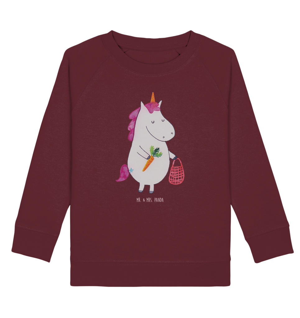 Organic Kinder Pullover Einhorn Gemüse Kinder Pullover, Kinder Sweatshirt, Jungen, Mädchen, Einhorn, Einhörner, Einhorn Deko, Pegasus, Unicorn, Biomarkt, Bio, Gemüse, Wochenmarkt