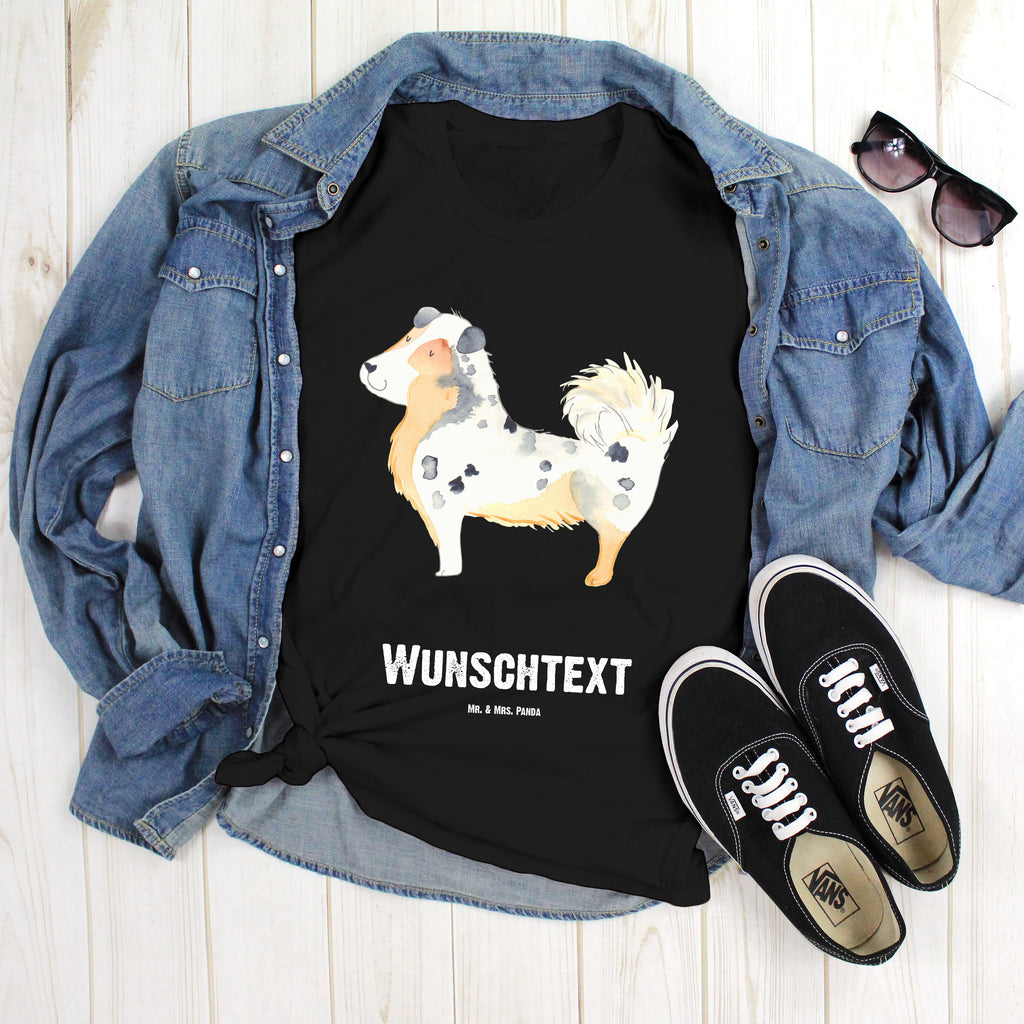 Personalisiertes T-Shirt Australien Shepherd T-Shirt Personalisiert, T-Shirt mit Namen, T-Shirt mit Aufruck, Männer, Frauen, Wunschtext, Bedrucken, Hund, Hundemotiv, Haustier, Hunderasse, Tierliebhaber, Hundebesitzer, Sprüche, Australien Shepherd, Shepherd, Hundeliebe, Familienhund, Spruch