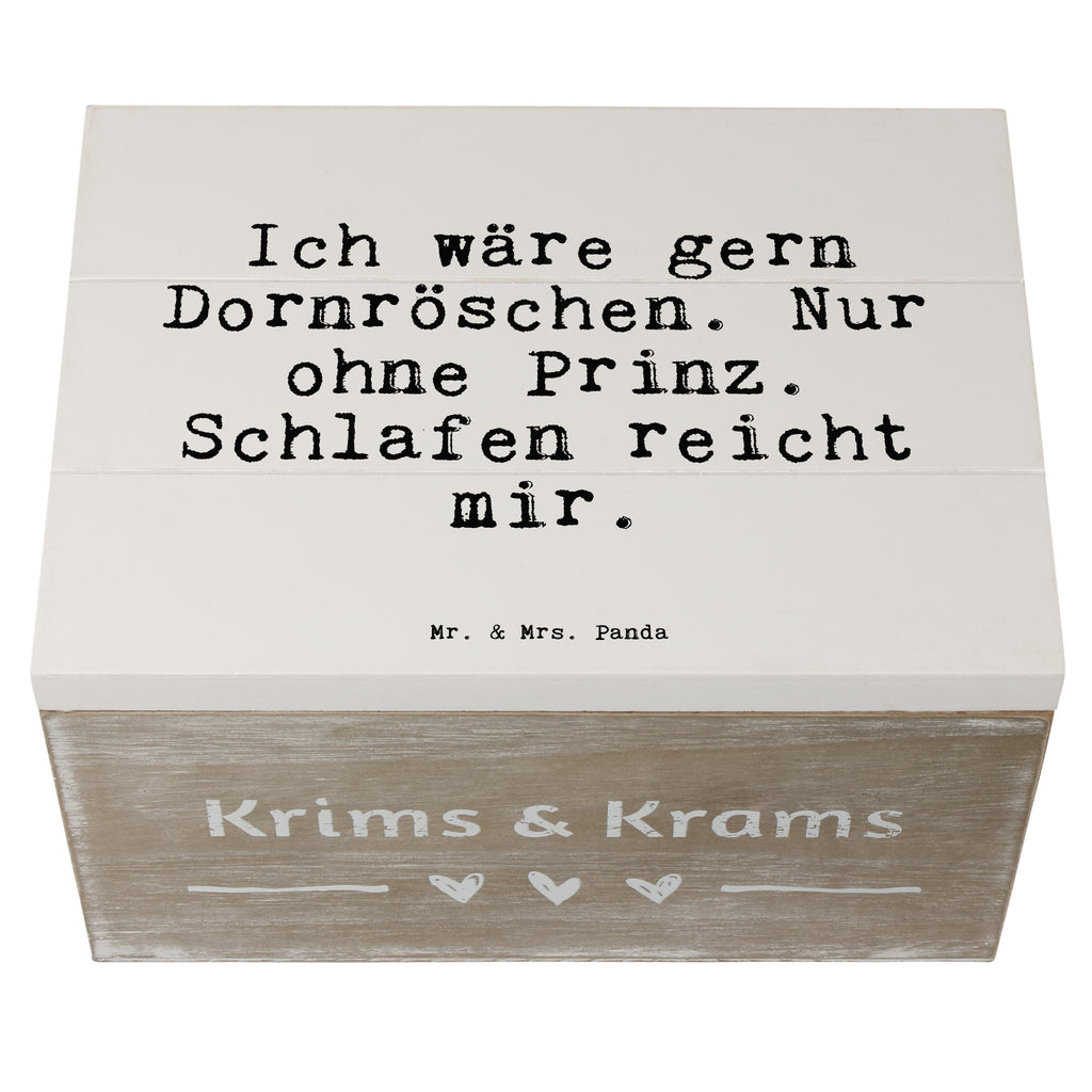 Holzkiste Sprüche und Zitate Ich wäre gern Dornröschen. Nur ohne Prinz. Schlafen reicht mir. Holzkiste, Kiste, Schatzkiste, Truhe, Schatulle, XXL, Erinnerungsbox, Erinnerungskiste, Dekokiste, Aufbewahrungsbox, Geschenkbox, Geschenkdose, Spruch, Sprüche, lustige Sprüche, Weisheiten, Zitate, Spruch Geschenke, Spruch Sprüche Weisheiten Zitate Lustig Weisheit Worte