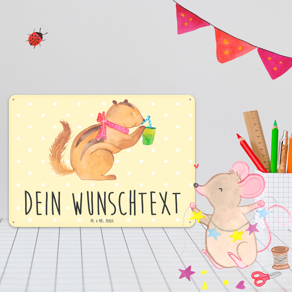 Personalisiertes Blechschild Eichhörnchen Smoothie Blechschild, Metallschild, Geschenk Schild, Schild, Magnet-Metall-Schild, Deko Schild, Wandschild, Wand-Dekoration, Türschild, Tiermotive, Gute Laune, lustige Sprüche, Tiere, Green Smoothies, Diät, Abnehmen, Streifenhörnchen, Eichhörnchen