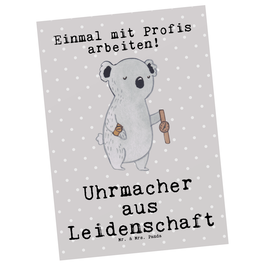 Postkarte Uhrmacher aus Leidenschaft Postkarte, Karte, Geschenkkarte, Grußkarte, Einladung, Ansichtskarte, Geburtstagskarte, Einladungskarte, Dankeskarte, Ansichtskarten, Einladung Geburtstag, Einladungskarten Geburtstag, Beruf, Ausbildung, Jubiläum, Abschied, Rente, Kollege, Kollegin, Geschenk, Schenken, Arbeitskollege, Mitarbeiter, Firma, Danke, Dankeschön