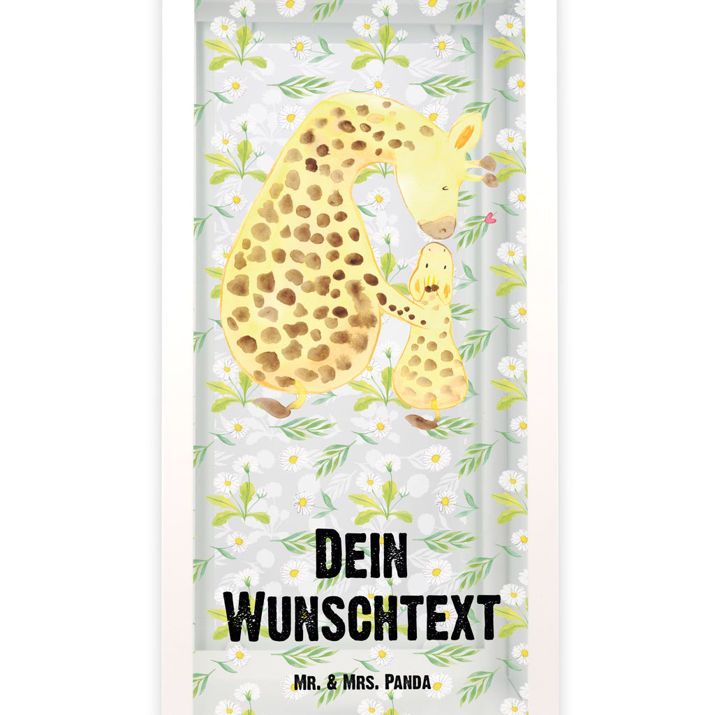 Personalisierte Deko Laterne Giraffe mit Kind Gartenlampe, Gartenleuchte, Gartendekoration, Gartenlicht, Laterne kleine Laternen, XXL Laternen, Laterne groß, Afrika, Wildtiere, Giraffe, Kind, Mutter, Mama, Tochter, Sohn, Lieblingsmensch