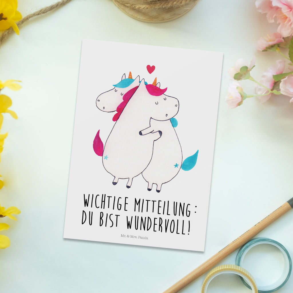 Postkarte Einhorn Mitteilung Postkarte, Karte, Geschenkkarte, Grußkarte, Einladung, Ansichtskarte, Geburtstagskarte, Einladungskarte, Dankeskarte, Ansichtskarten, Einladung Geburtstag, Einladungskarten Geburtstag, Einhorn, Einhörner, Einhorn Deko, Pegasus, Unicorn, Valentinstag, Valentine, Liebe, Geschenk, Partner, Ehe, lustig, witzig, Spruch