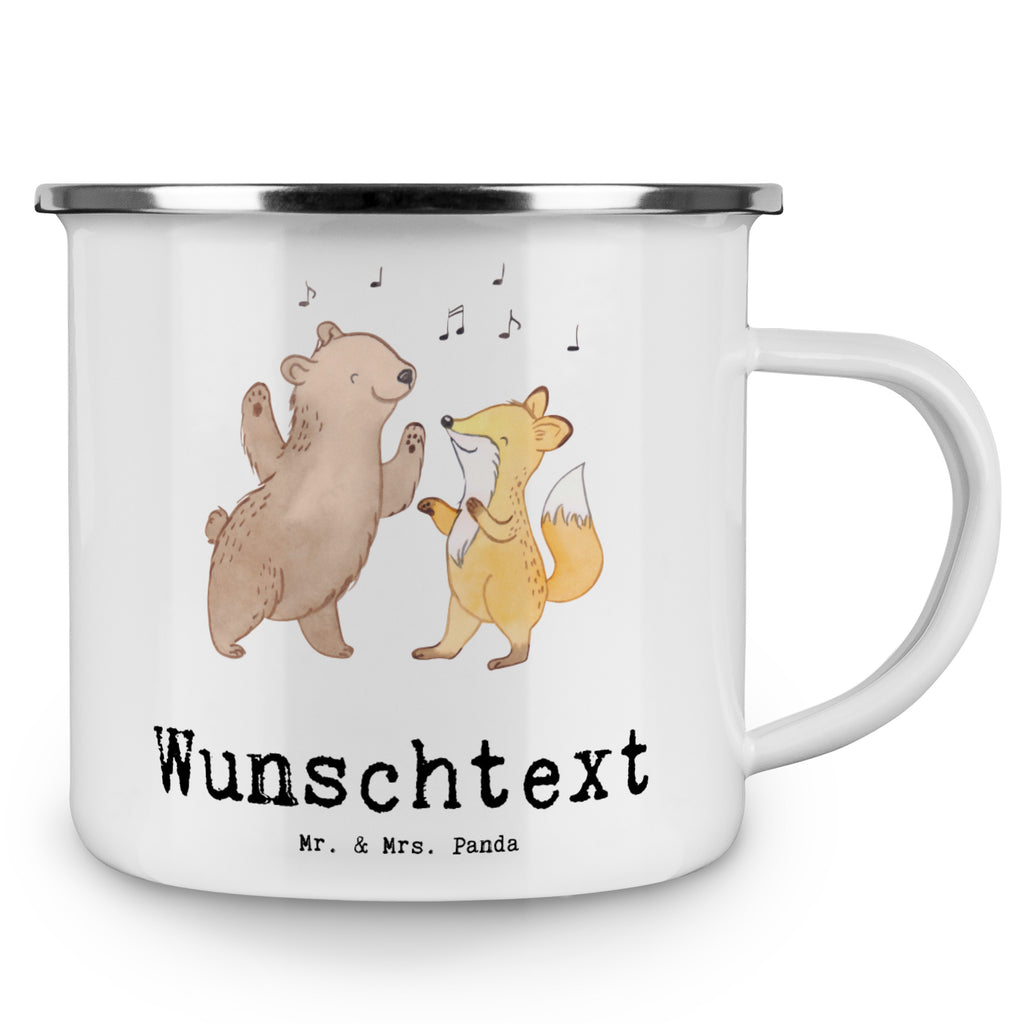 Personalisierte Emaille Tasse Bär & Fuchs Disco Emaille Tasse personalisiert, Emaille Tasse mit Namen, Campingtasse personalisiert, Namenstasse, Campingtasse bedrucken, Campinggeschirr personalsisert, tasse mit namen, personalisierte tassen, personalisierte tasse, tasse selbst gestalten, tasse bedrucken, tassen bedrucken, Geschenk, Sport, Sportart, Hobby, Schenken, Danke, Dankeschön, Auszeichnung, Gewinn, Sportler, Disco, Clubs, Tanzen, Feiern, Clubbing, Tanzstimmung, Nachtclub