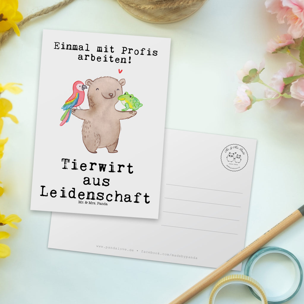 Postkarte Tierwirt aus Leidenschaft Postkarte, Karte, Geschenkkarte, Grußkarte, Einladung, Ansichtskarte, Geburtstagskarte, Einladungskarte, Dankeskarte, Ansichtskarten, Einladung Geburtstag, Einladungskarten Geburtstag, Beruf, Ausbildung, Jubiläum, Abschied, Rente, Kollege, Kollegin, Geschenk, Schenken, Arbeitskollege, Mitarbeiter, Firma, Danke, Dankeschön, Landwirt; Bauer, Tierwirt, Agronom, Farmer, Bauernhof