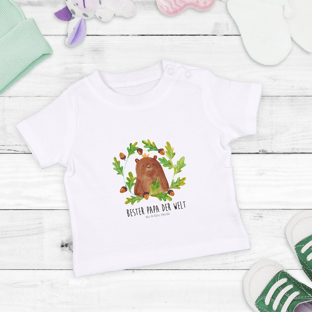 Organic Baby Shirt Bär König Baby T-Shirt, Jungen Baby T-Shirt, Mädchen Baby T-Shirt, Shirt, Bär, Teddy, Teddybär, Papa, Papa Bär, bester Vater, bester Papa, weltbester Papa, Vatertag, Vater, Dad, Daddy, Papi