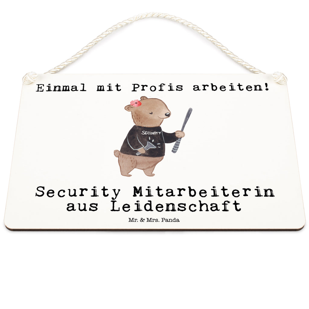 Deko Schild Security Mitarbeiterin aus Leidenschaft Dekoschild, Deko Schild, Schild, Tür Schild, Türschild, Holzschild, Wandschild, Wanddeko, Beruf, Ausbildung, Jubiläum, Abschied, Rente, Kollege, Kollegin, Geschenk, Schenken, Arbeitskollege, Mitarbeiter, Firma, Danke, Dankeschön