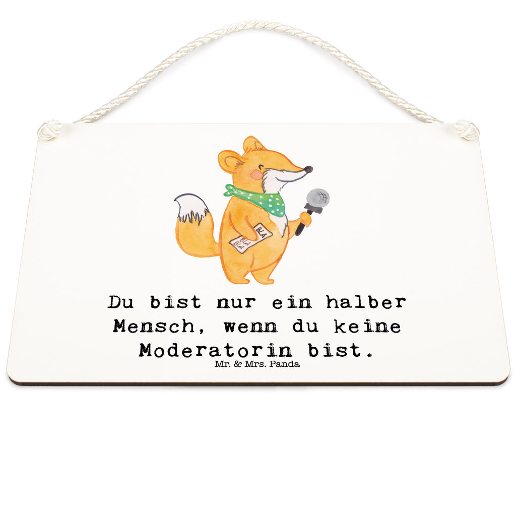 Deko Schild Moderatorin mit Herz Dekoschild, Deko Schild, Schild, Tür Schild, Türschild, Holzschild, Wandschild, Wanddeko, Beruf, Ausbildung, Jubiläum, Abschied, Rente, Kollege, Kollegin, Geschenk, Schenken, Arbeitskollege, Mitarbeiter, Firma, Danke, Dankeschön