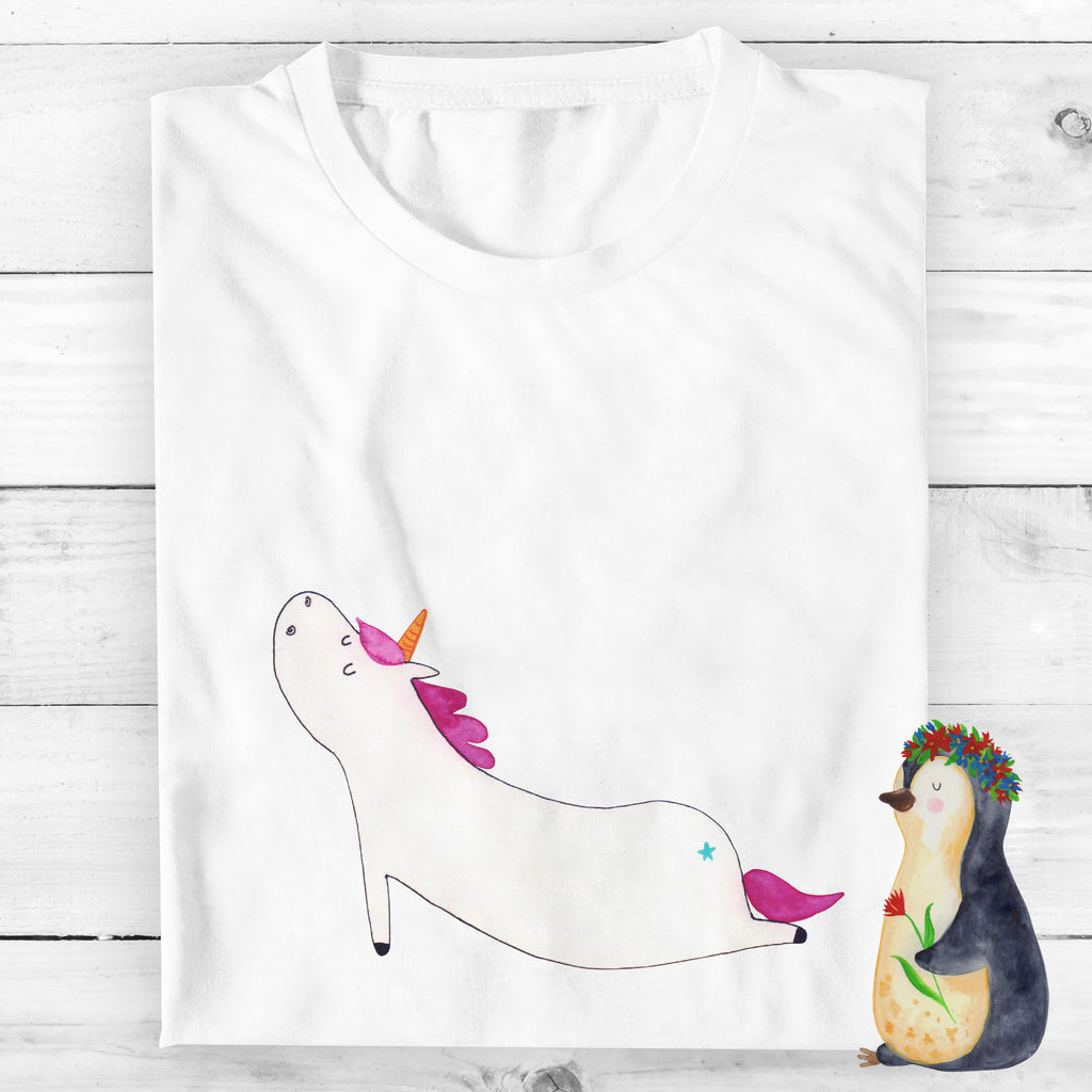 T-Shirt Standard Einhorn Yoga T-Shirt, Shirt, Tshirt, Lustiges T-Shirt, T-Shirt mit Spruch, Party, Junggesellenabschied, Jubiläum, Geburstag, Herrn, Damen, Männer, Frauen, Schlafshirt, Nachthemd, Sprüche, Einhorn, Einhörner, Einhorn Deko, Pegasus, Unicorn, Yoga, Namaste, Achtsamkeit, Entspannung, Joga, Yogamatte, Sport, lustig, witzig, süß