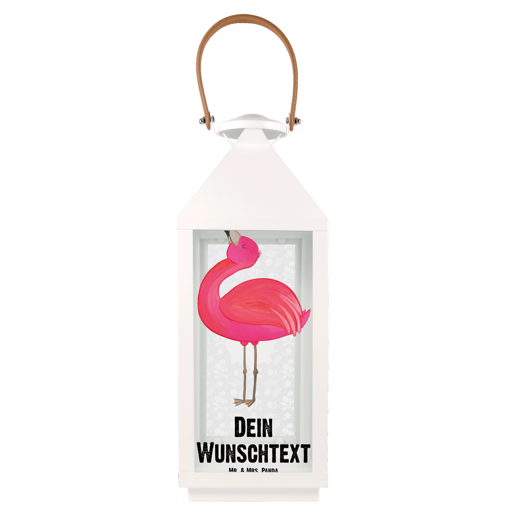 Personalisierte Deko Laterne Flamingo stolz Gartenlampe, Gartenleuchte, Gartendekoration, Gartenlicht, Laterne kleine Laternen, XXL Laternen, Laterne groß, Flamingo, stolz, Freude, Selbstliebe, Selbstakzeptanz, Freundin, beste Freundin, Tochter, Mama, Schwester