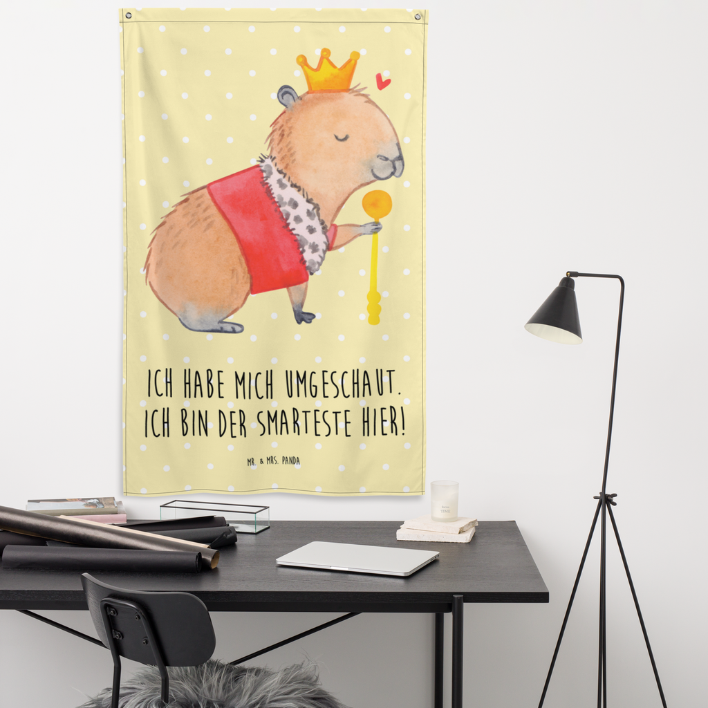 Wandteppich Capybara König Wandbehang, Dekoration, Boho, Wandteppich, Wandtuch, Wanddeko, Tapisserie, Tapestry, Wandbild, Textil-Kunst, Schmuck-Wandbehang, Wand Deko, Kinderzimmer, Kinderzimmer Wand, Kinderzimmer Deko, Kinderzimmer Wanddeko, Tiermotive, Gute Laune, lustige Sprüche, Tiere, Capybara, König