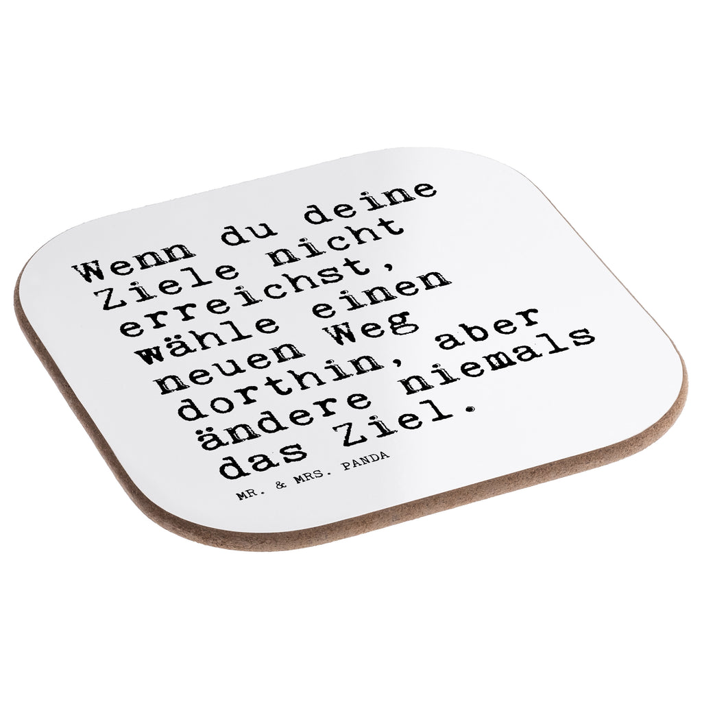 Untersetzer Wenn du deine Ziele... Untersetzer, Bierdeckel, Glasuntersetzer, Untersetzer Gläser, Getränkeuntersetzer, Spruch, Sprüche, lustige Sprüche, Weisheiten, Zitate, Spruch Geschenke, Spruch Sprüche Weisheiten Zitate Lustig Weisheit Worte