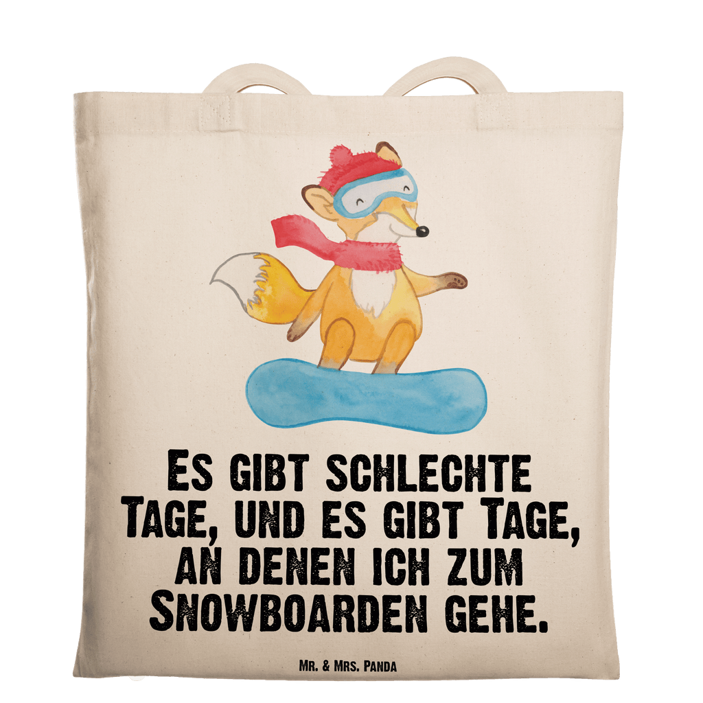 Tragetasche Fuchs Snowboarden Tage Beuteltasche, Beutel, Einkaufstasche, Jutebeutel, Stoffbeutel, Tasche, Shopper, Umhängetasche, Strandtasche, Schultertasche, Stofftasche, Tragetasche, Badetasche, Jutetasche, Einkaufstüte, Laptoptasche, Geschenk, Sport, Sportart, Hobby, Schenken, Danke, Dankeschön, Auszeichnung, Gewinn, Sportler, Snowboard, snowboarden, Wintersport, Snowboardschule, Winterurlaub