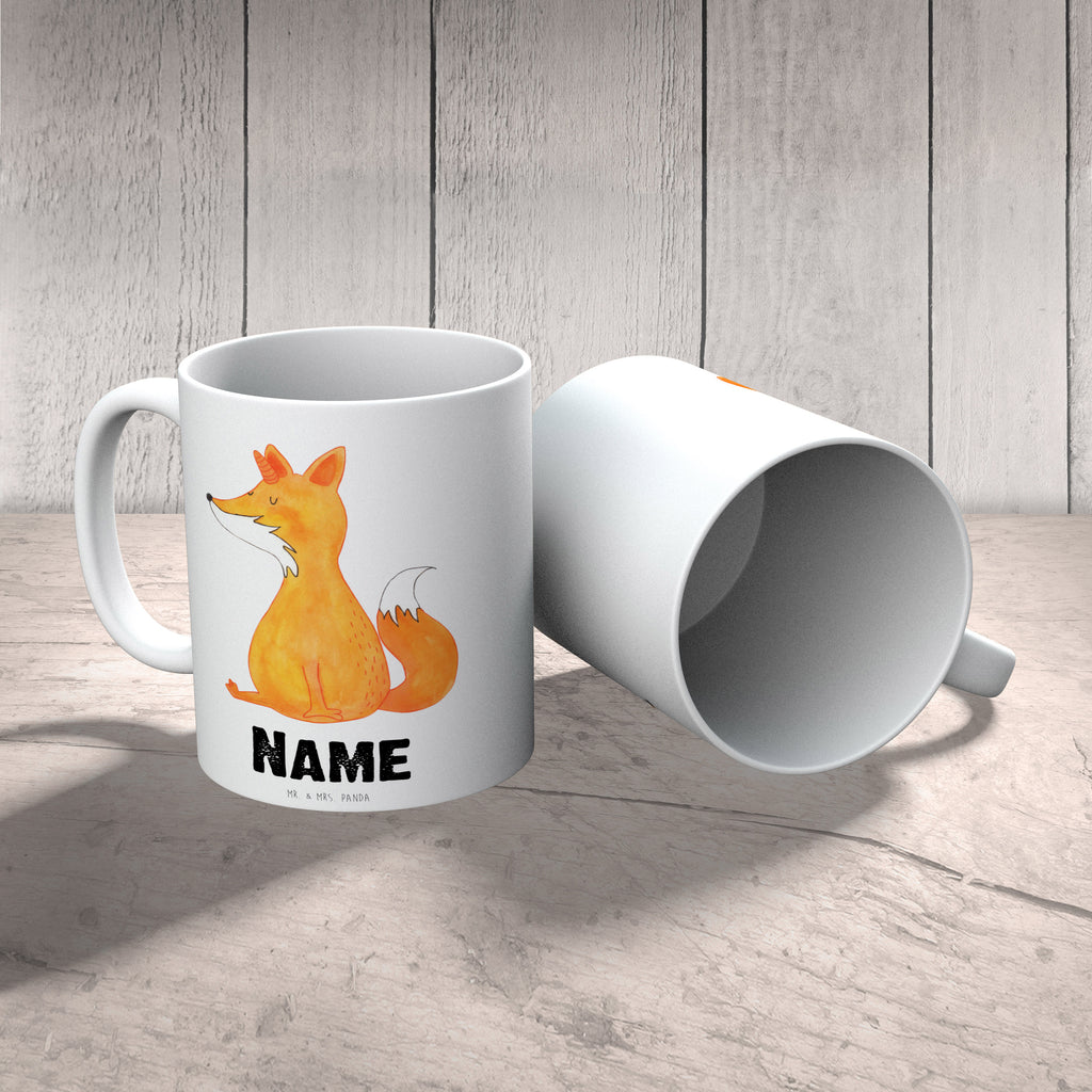 Personalisierte Tasse Fuchshörnchen Wunsch Personalisierte Tasse, Namenstasse, Wunschname, Personalisiert, Tasse, Namen, Drucken, Tasse mit Namen, Einhorn, Einhörner, Einhorn Deko, Pegasus, Unicorn, Fuchs, Unicorns, Fuchshörnchen, Fuchshorn, Foxycorn, Füchse