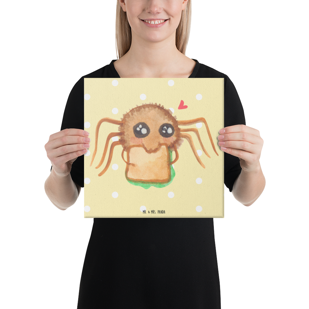 Leinwand Bild Spinne Agathe Sandwich Leinwand, Bild, Kunstdruck, Wanddeko, Dekoration, Spinne Agathe, Spinne, Agathe, Videos, Merchandise, Glück, Mut, Hungrig, Verfressen, Lebensfreude, Alles wird gut, Hunger