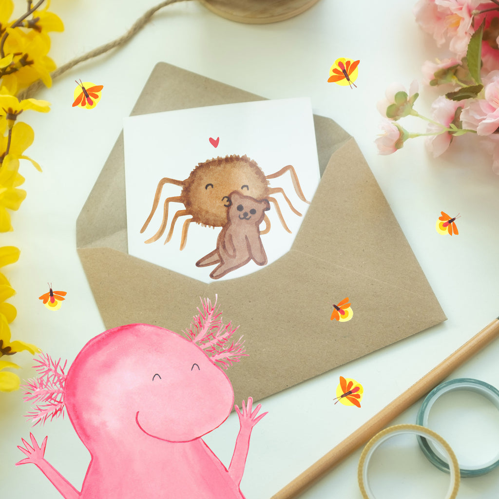 Personalisierte Grußkarte Spinne Agathe Teddy Personalisierte Grußkarte, Personalisiertere Klappkarte, Personalisierte Einladungskarte, Personalisierte Glückwunschkarte, Personalisierte Hochzeitskarte, Personalisierte Geburtstagskarte, Grußkarte mit Namen, Grußkarte selber drucken, Grußkarte selbst gestalten, Grußkarte mit persönlichen Nachrichten, Grußkarte als Geldgeschenk, Grußkarten personalisiert, Personalisierte Karte, Spinne Agathe, Spinne, Agathe, Videos, Merchandise, Freundschaft, Liebesgeschenk, Verliebt, Liebesbeweis, Teddy, Treue, Miteinander, Dankeschön