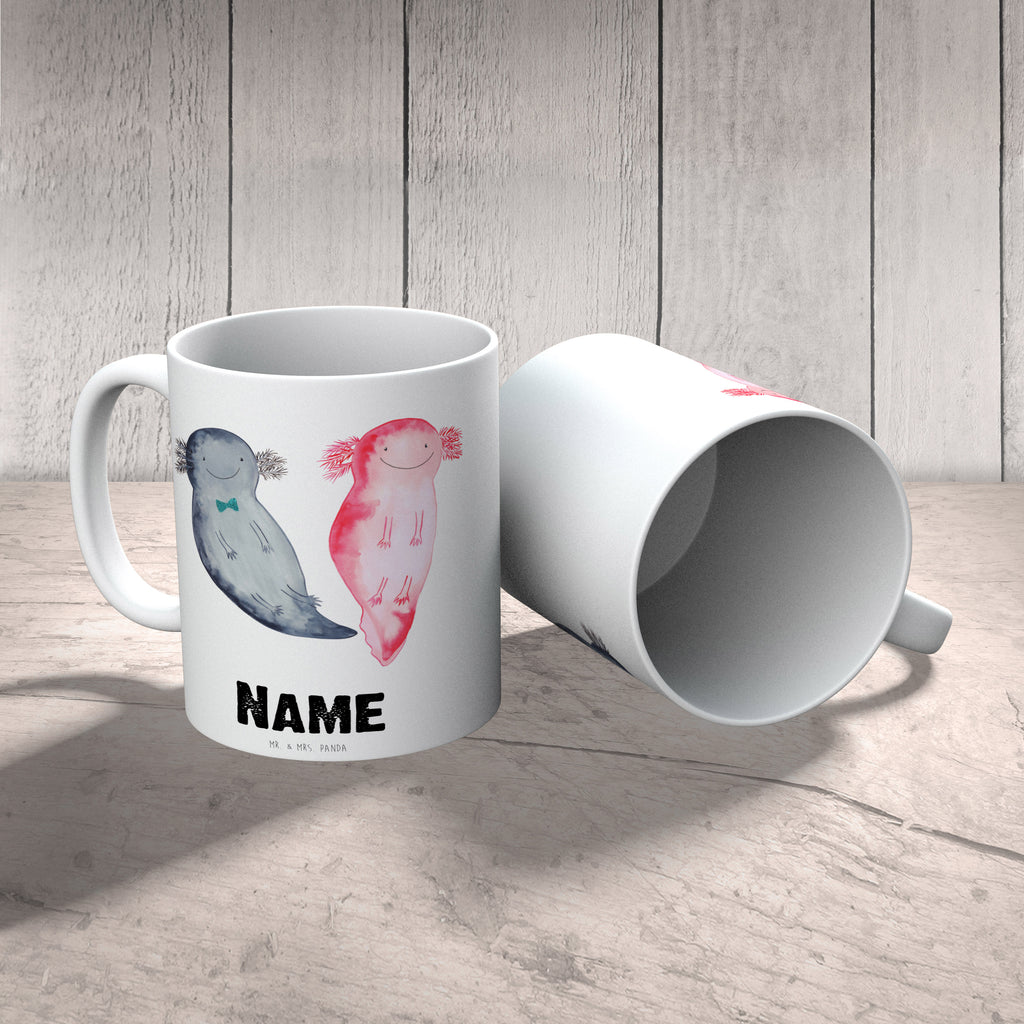 Personalisierte Tasse Axolotl Axel+Lotte Personalisierte Tasse, Namenstasse, Wunschname, Personalisiert, Tasse, Namen, Drucken, Tasse mit Namen, Axolotl, Molch, Axolot, Schwanzlurch, Lurch, Lurche, Liebe, große Liebe, Liebesbeweis, Freund, Verlobter, Ehemann, Jahrestag, Valentinstag